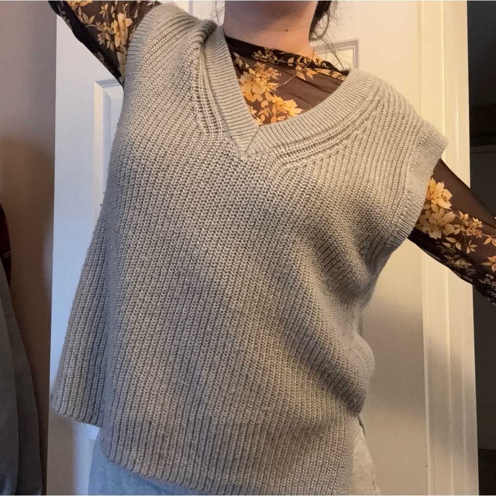 Gray Sweater Vest